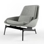 Grey Modern Chair singlesofa
