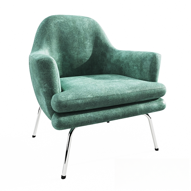Velvet Lounge Chair singlesofa