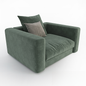 Green Square Modern singlesofa