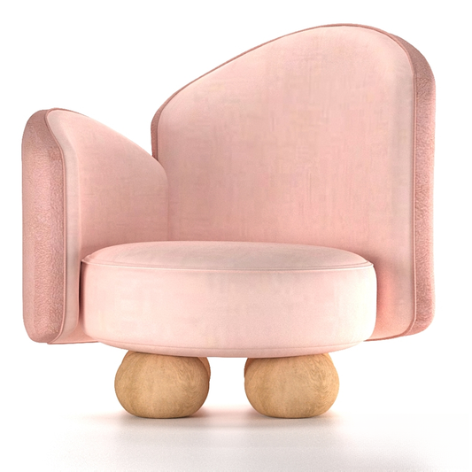 Pink Modern Chair singlesofa