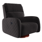 Black Swivel Armchair singlesofa