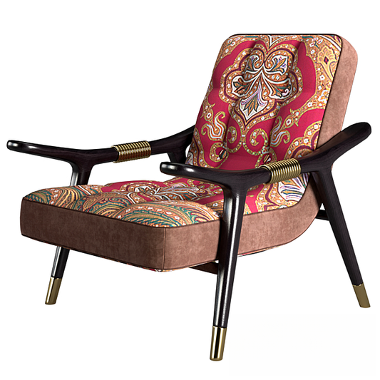 Floral Patterned Chair singlesofa