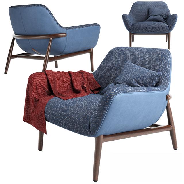Blue Modern Chair singlesofa