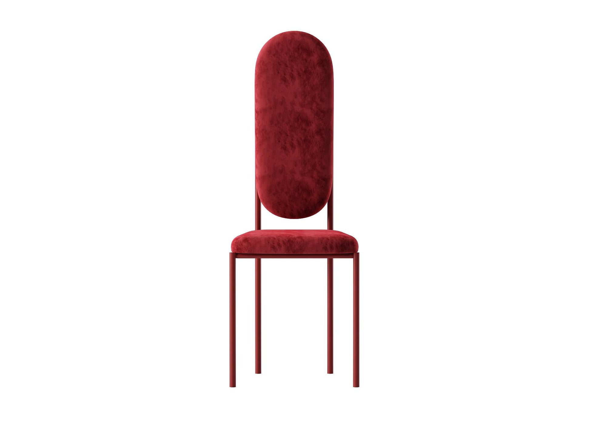 Velvet Red Chair singlesofa
