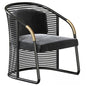 Black Metal Chair singlesofa