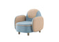 BlueTanCute singlesofa