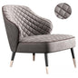 Quilted Modern Gray singlesofa