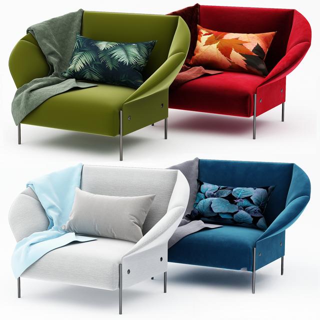 Modern Colorful Armchairs singlesofa