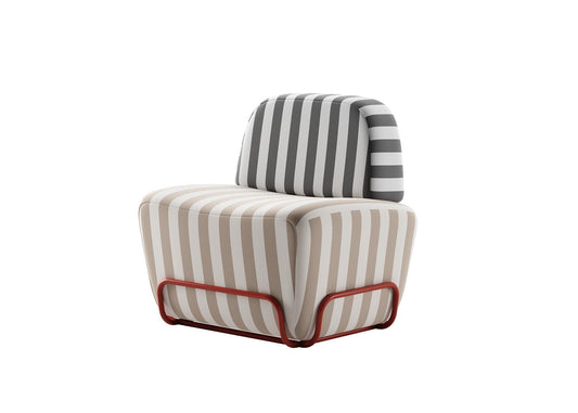 Striped Modern Chair singlesofa
