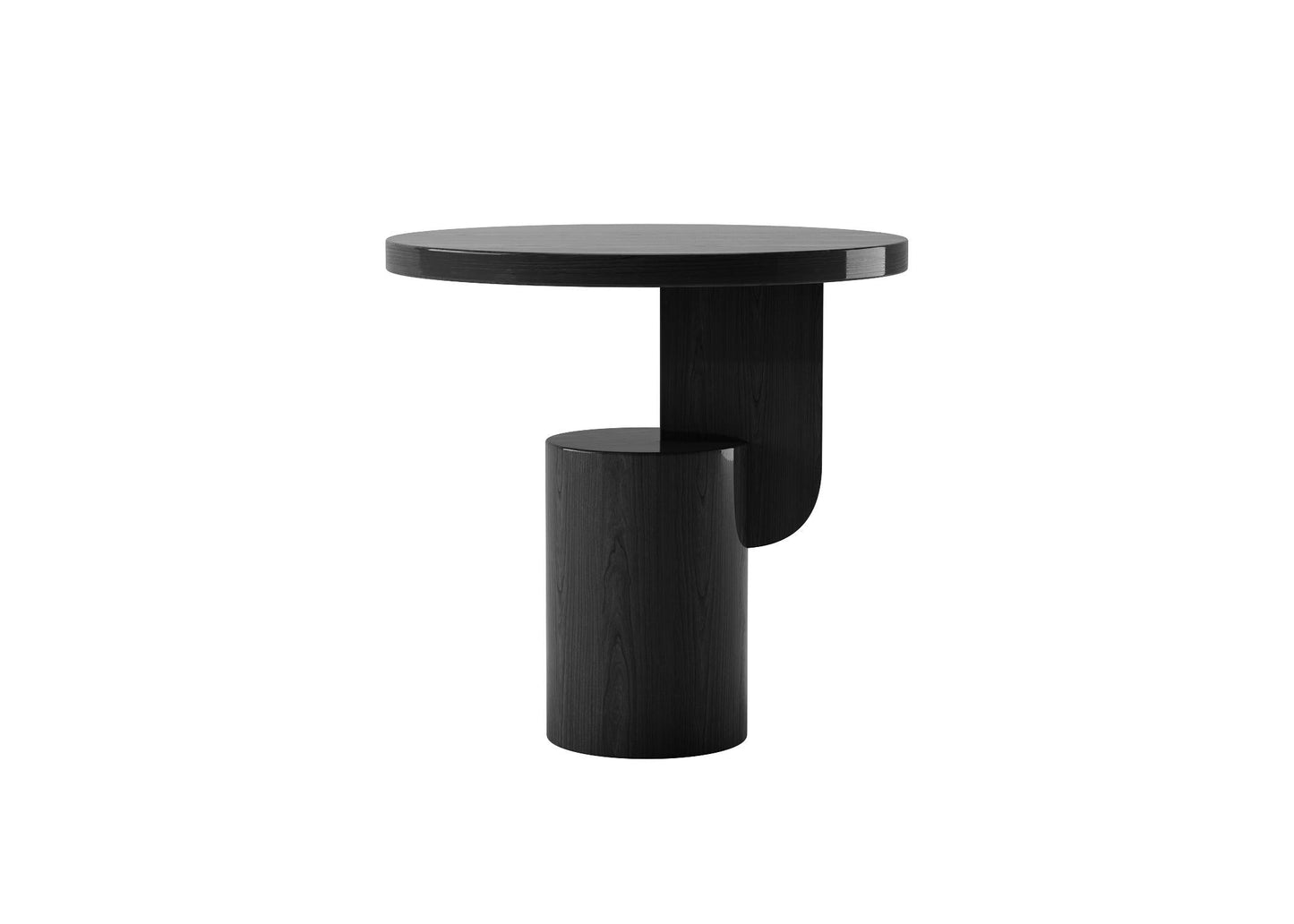 Black Round Teatable table