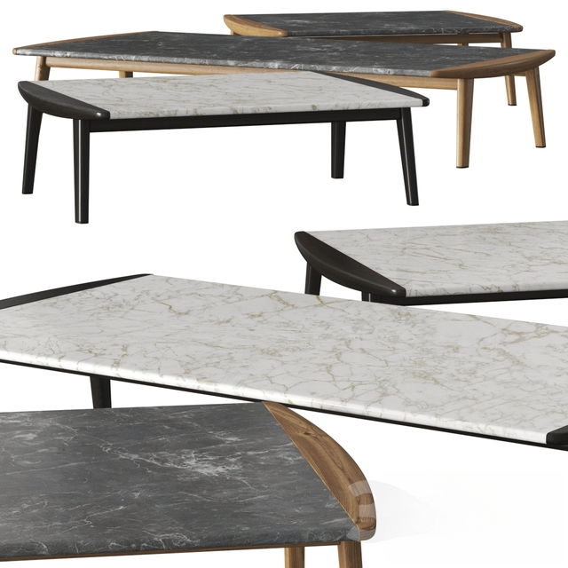 Marble modern teatable table