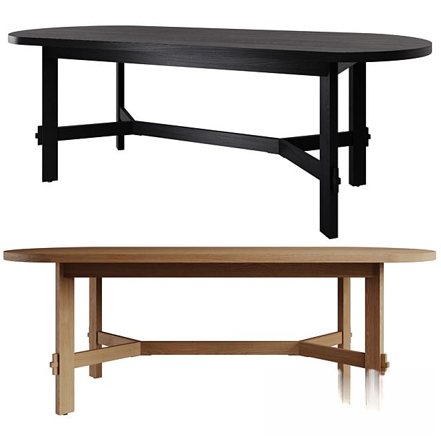 Modern Oval Teatable table