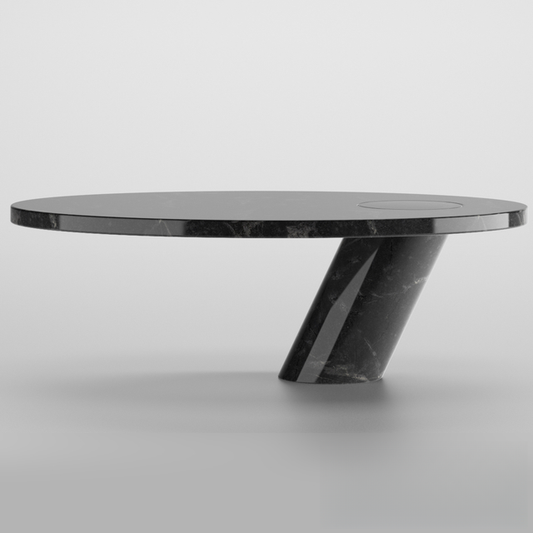 Black marble teatable table