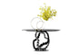 Modern black beaded teatable table