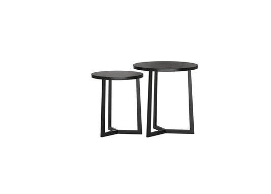 Round Black Teatable table