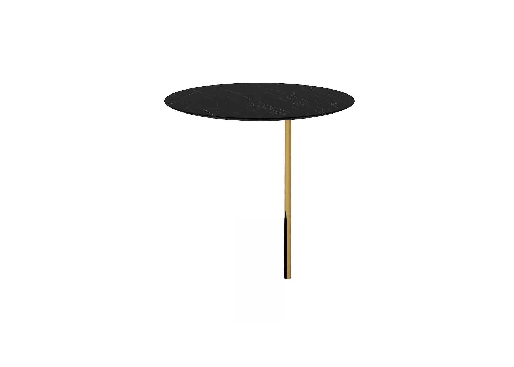 Black round teatable table