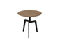 Round wooden teatable table