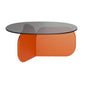 Orange Oval Teatable table