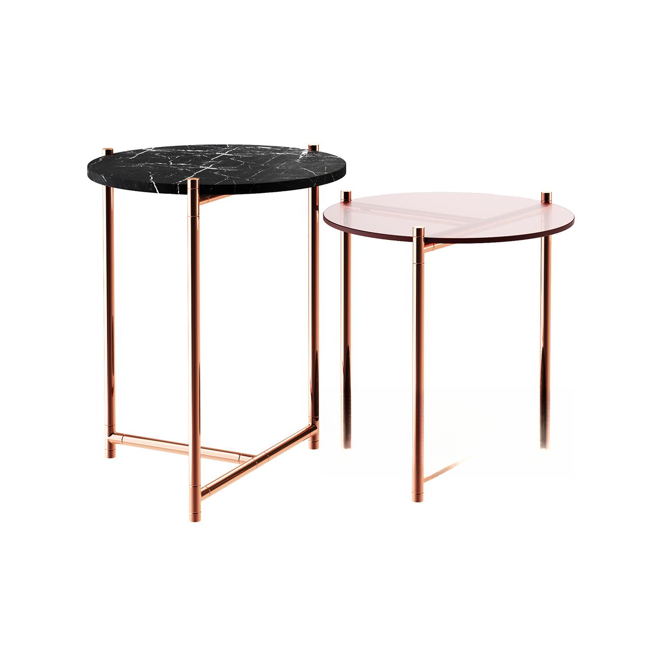 Marble Round Teatable table