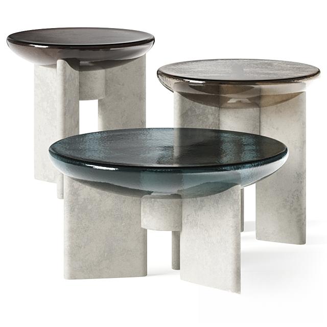 Modern Concrete Teatable table