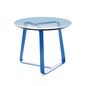 Round Blue Teatable table