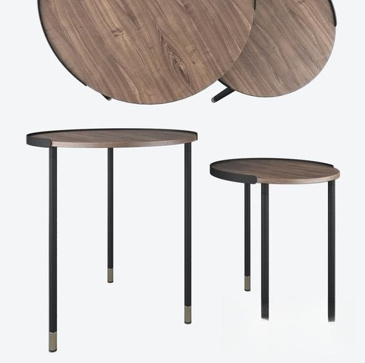 Round Wooden Teatable table