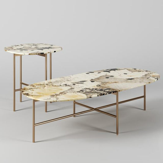 Marble Pattern Teatable table