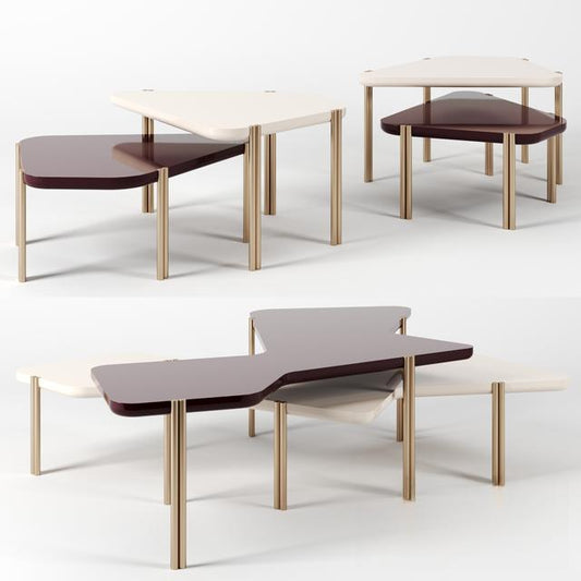 Geometric Modern Teatable table
