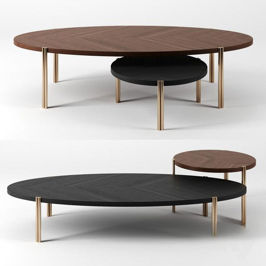 Round Oval Teatable table