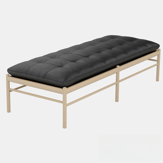 Modern tufted bench table