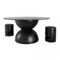 Black Round Teatable table