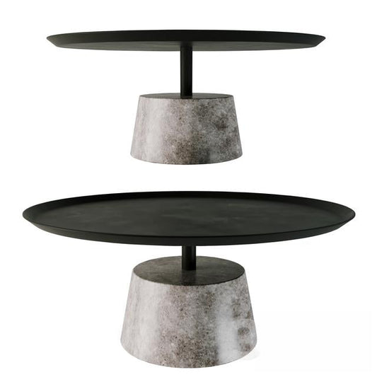 Round Concrete Teatable table