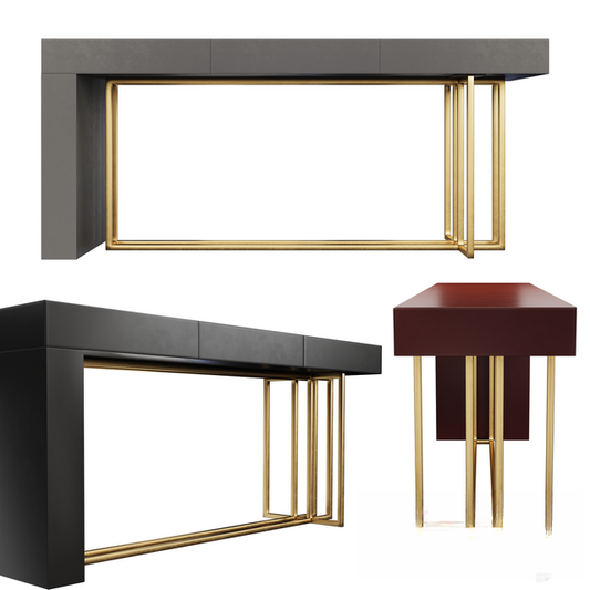 Modern Metal Teatable table