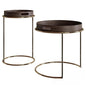 Round Metal Teatable table