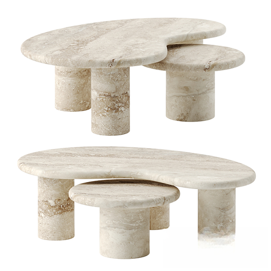 Marble Irregular Teatable table