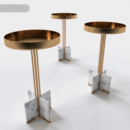 Marble Gold Teatable table