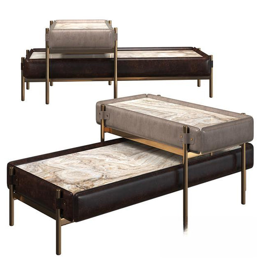 Marble Leather Modern table