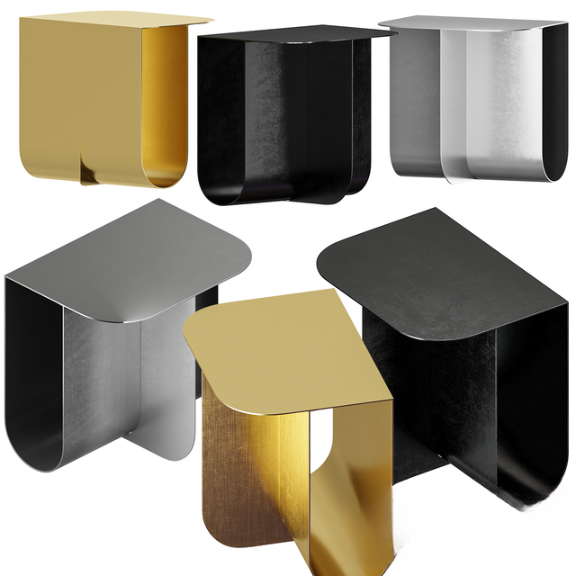 Geometric Metal Teatable table