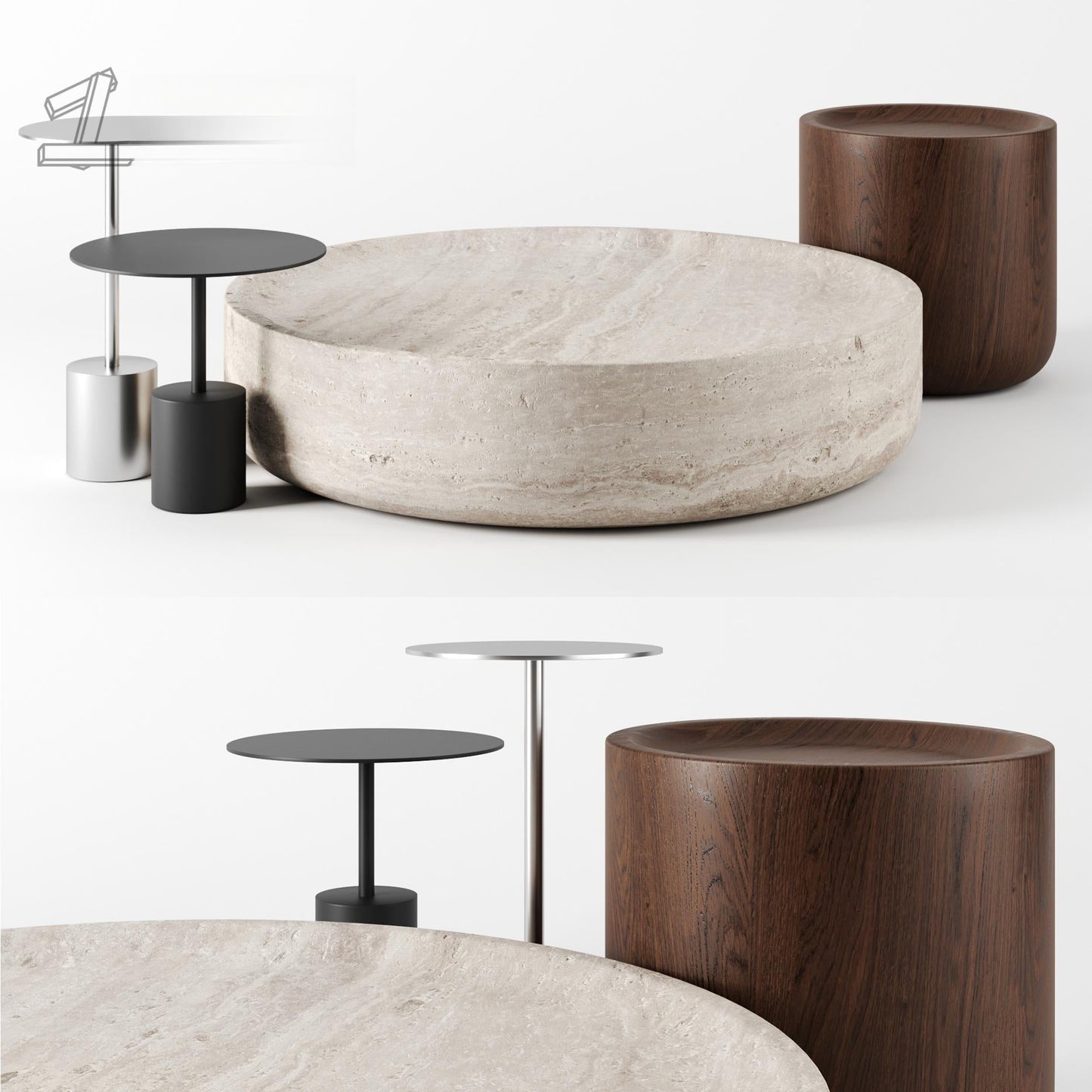 Round Teatable Modern table