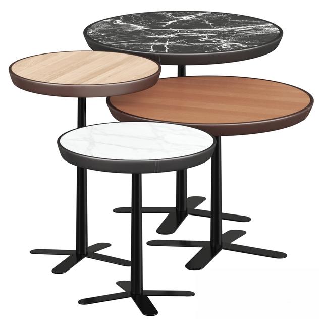 Round teatable table