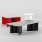 Modern geometric teatable table