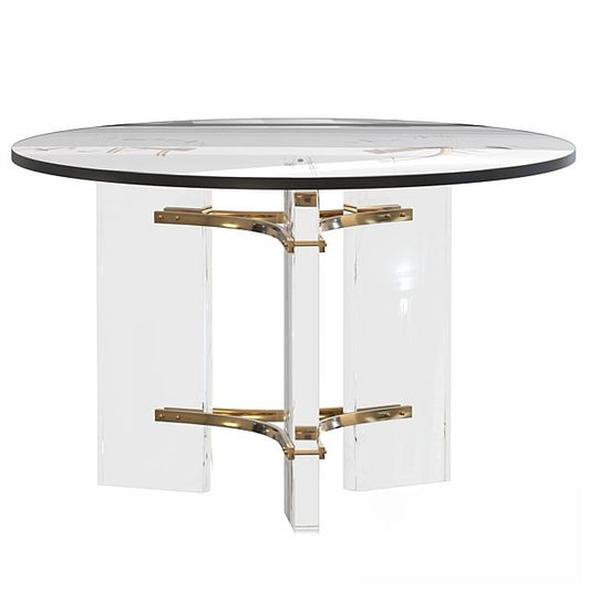 Round Transparent Modern table