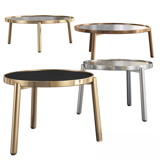 Round Metal Teatable table