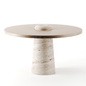 Round Marble Teatable