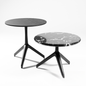 Round Black Teatable table