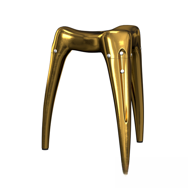 golden modern tea table table