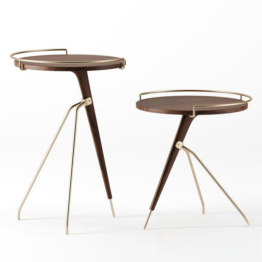 Round Metal Teatable table