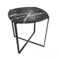 Marble round teatable table