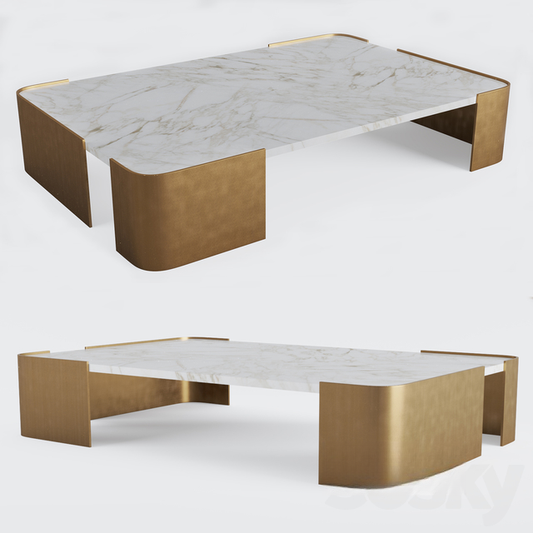 Marble Metal Teatable table