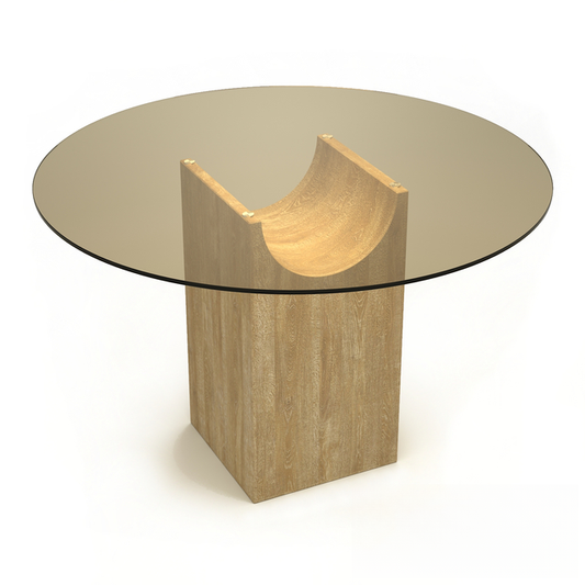 Round Glass Teatable table